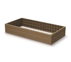 Vyvýšený záhon BASE WOODY ECO WOOD 149,2 cm - farba: naturo ECO